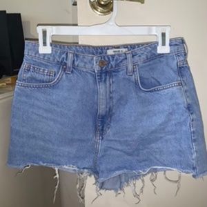 Light Blue Denim Shorts
